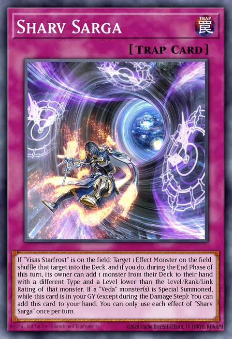Sharv Sarga trading card