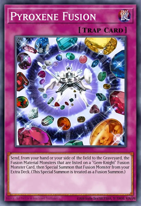 Pyroxene Fusion trading card
