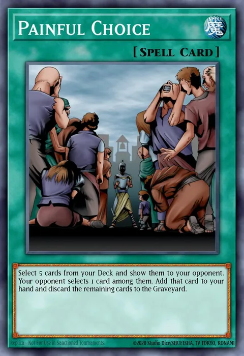 Painful Choice trading card