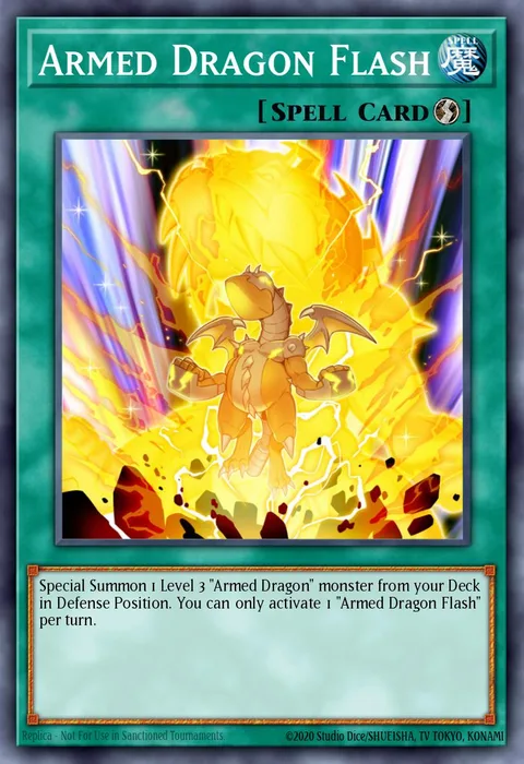 Armed Dragon Flash trading card