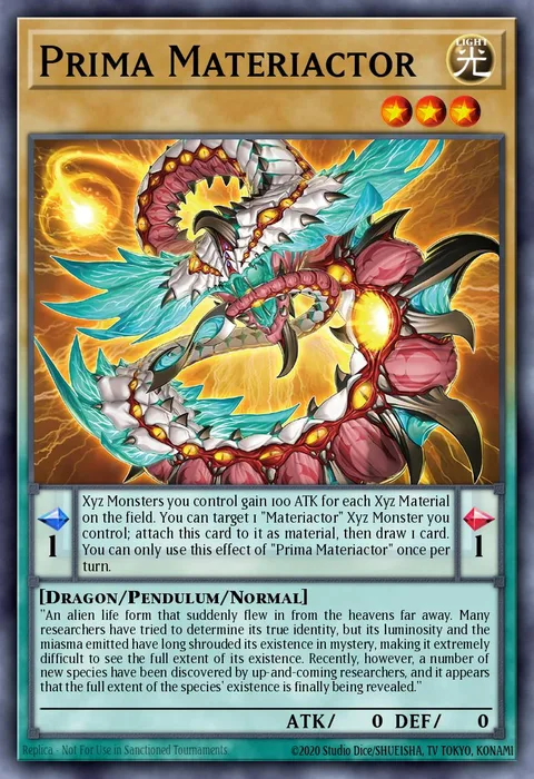 Prima Materiactor trading card