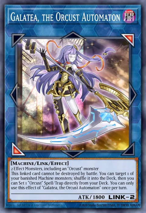 Galatea, the Orcust Automaton trading card