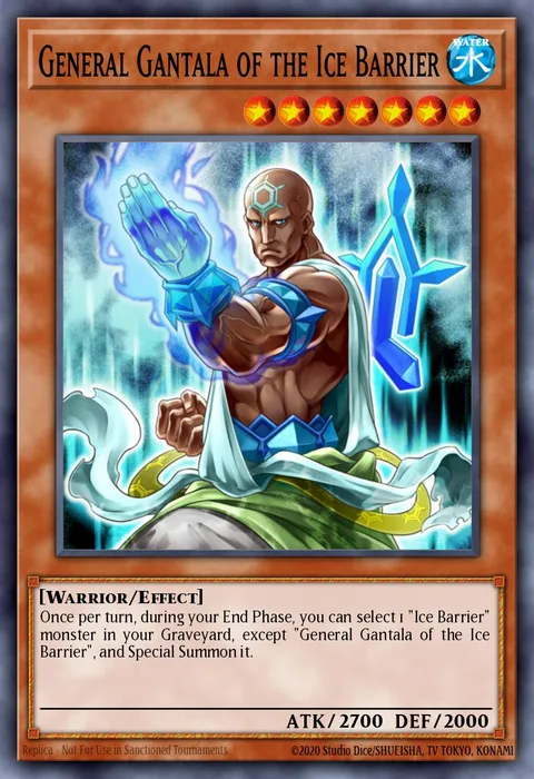 General Gantala of the Ice Barrier trading card