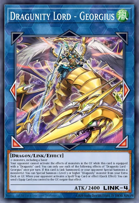 Dragunity Lord - Georgius trading card