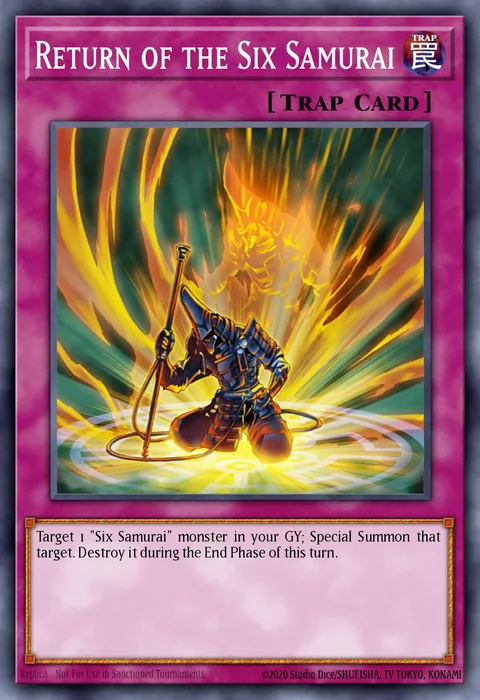 Return of the Six Samurai trading card