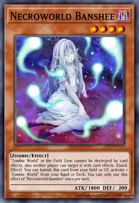Necroworld Banshee trading card