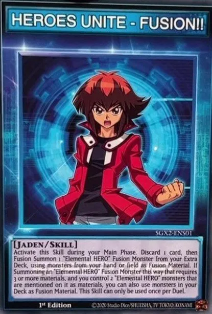 HEROES UNITE - FUSION!! trading card