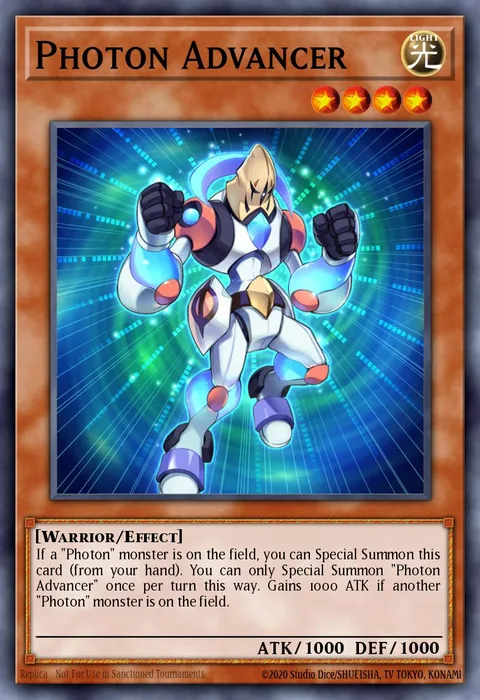 Photon Advancer trading card
