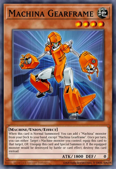 Machina Gearframe trading card