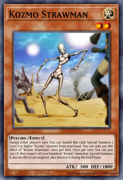 Kozmo Strawman trading card