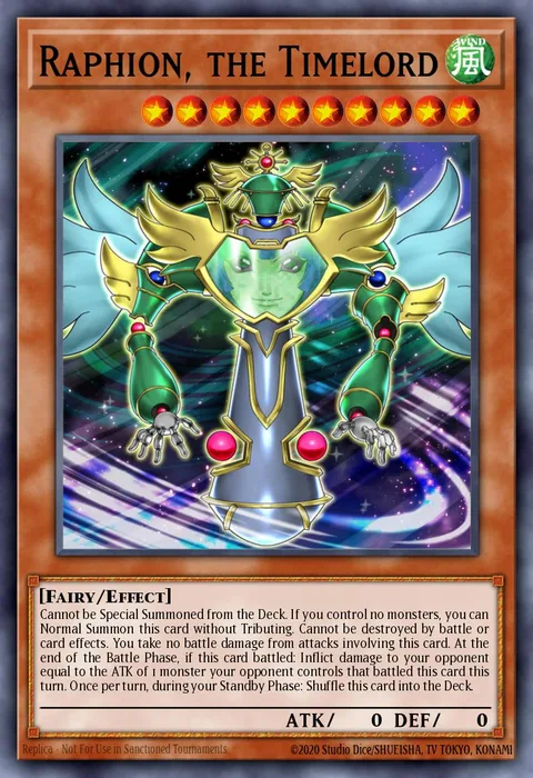 Raphion, the Timelord trading card