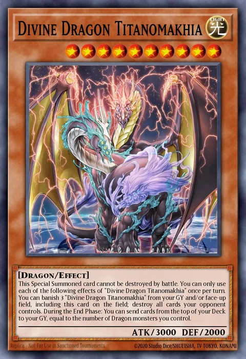 Divine Dragon Titanomakhia trading card