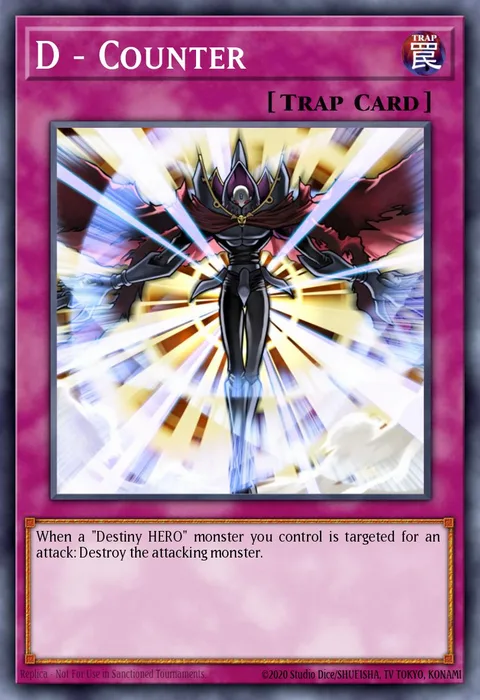 D - Counter trading card