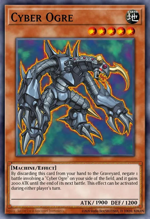 Cyber Ogre trading card