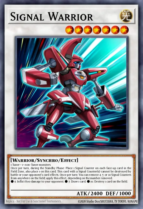 Signal Warrior trading card