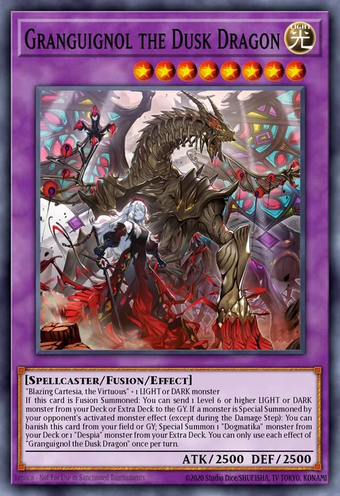 Granguignol the Dusk Dragon trading card