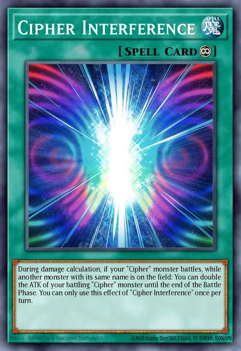 Cipher Interference trading card