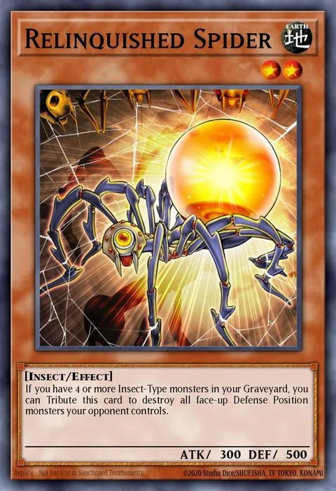 Relinquished Spider trading card