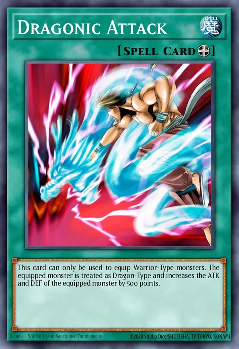 Dragonic Attack trading card