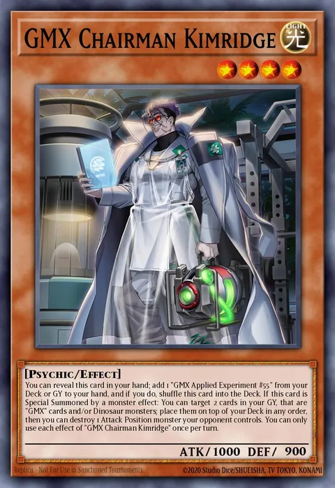 GMX Chairman Kimridge trading card
