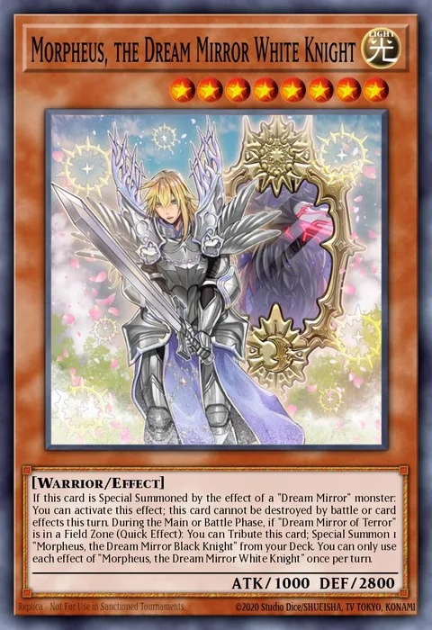 Morpheus, the Dream Mirror White Knight trading card