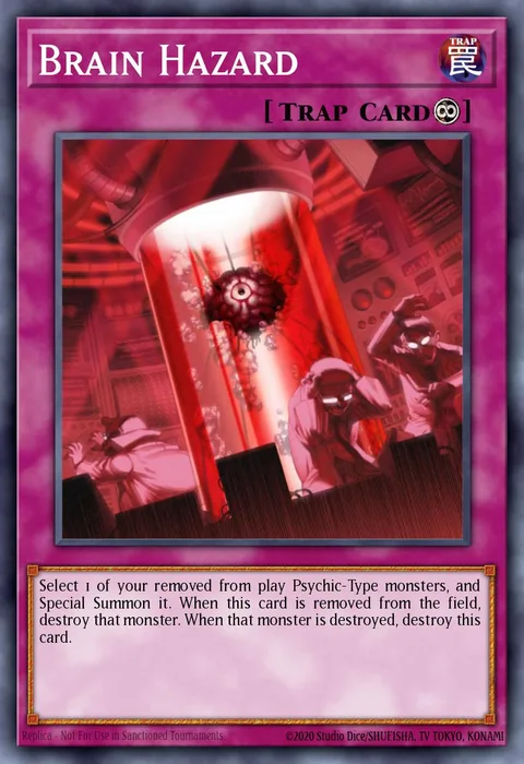 Brain Hazard trading card