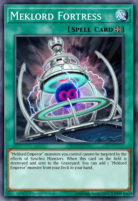 Meklord Fortress trading card