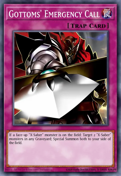 Gottoms' Emergency Call trading card