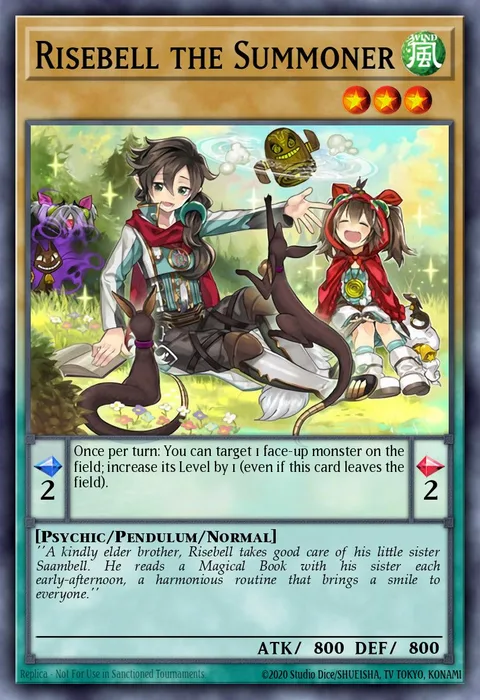 Risebell the Summoner trading card