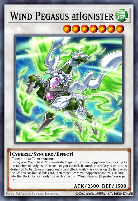 Wind Pegasus @Ignister trading card