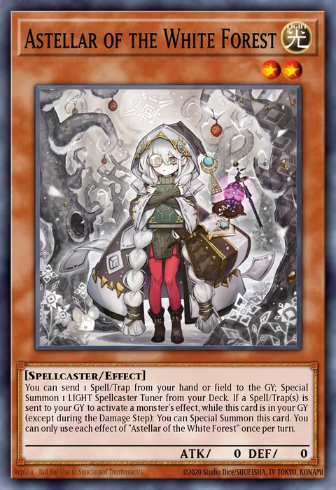 Astellar of the White Forest trading card