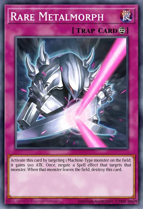 Rare Metalmorph trading card