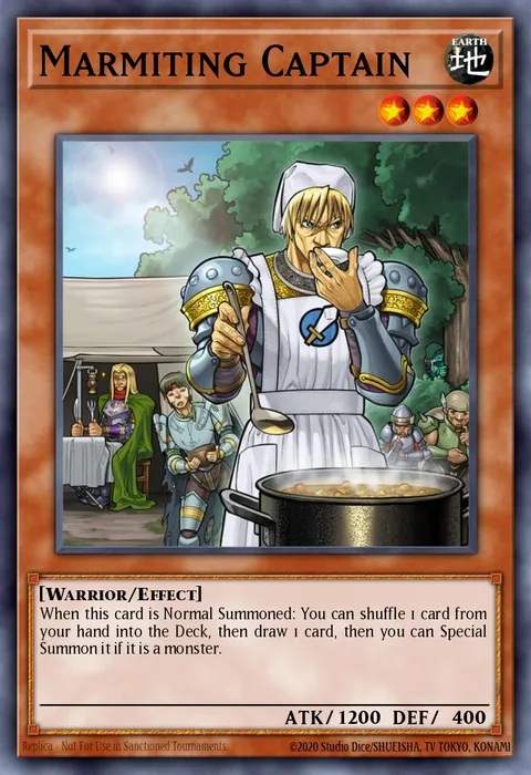 Marmiting Captain trading card