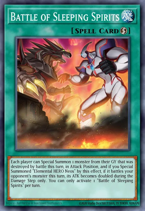 Battle of Sleeping Spirits trading card