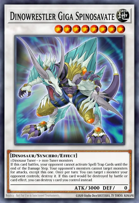 Dinowrestler Giga Spinosavate trading card