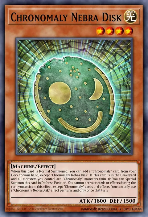 Chronomaly Nebra Disk trading card