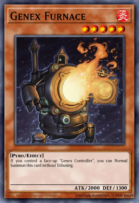 Genex Furnace trading card