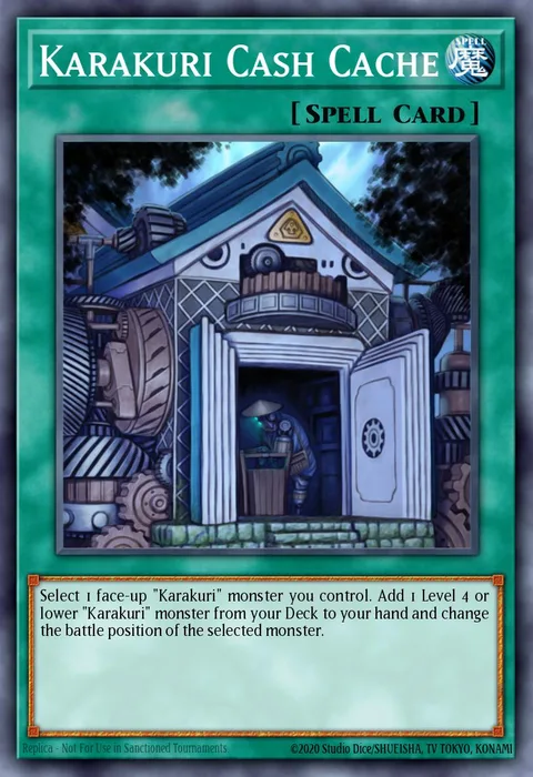 Karakuri Cash Cache trading card