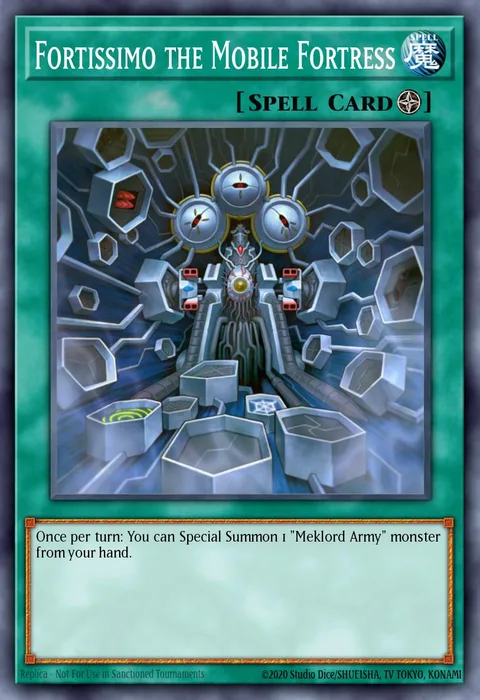 Fortissimo the Mobile Fortress trading card