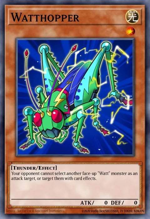 Watthopper trading card