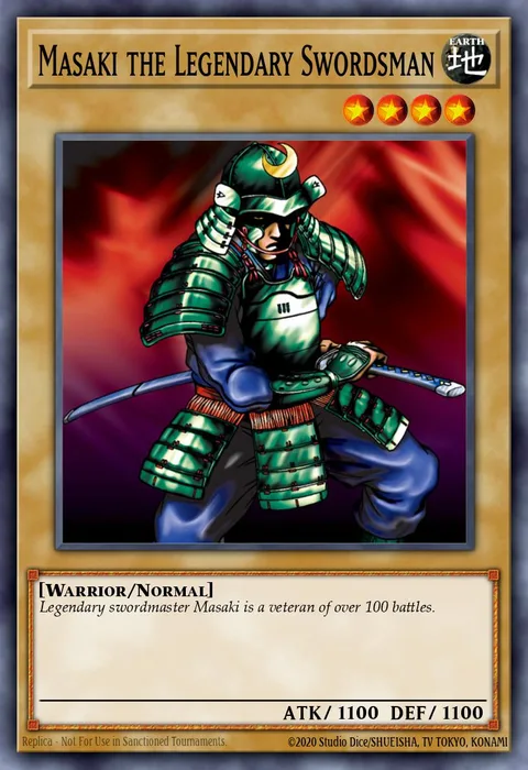 Masaki the Legendary Swordsman trading card