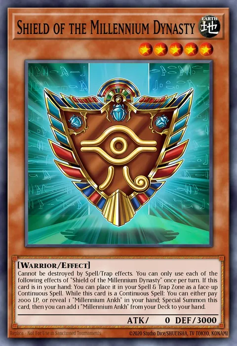 Shield of the Millennium Dynasty trading card