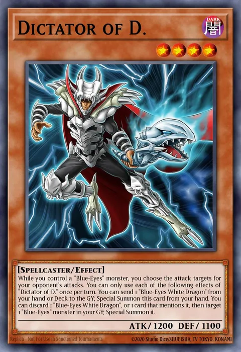 Dictator of D. trading card