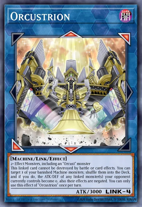 Orcustrion trading card