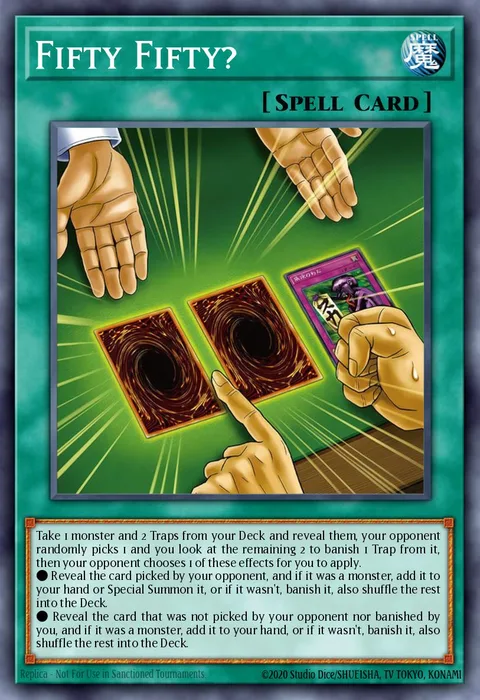 Fifty Fifty? trading card