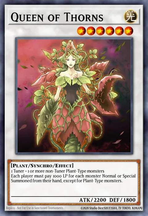 Queen of Thorns trading card