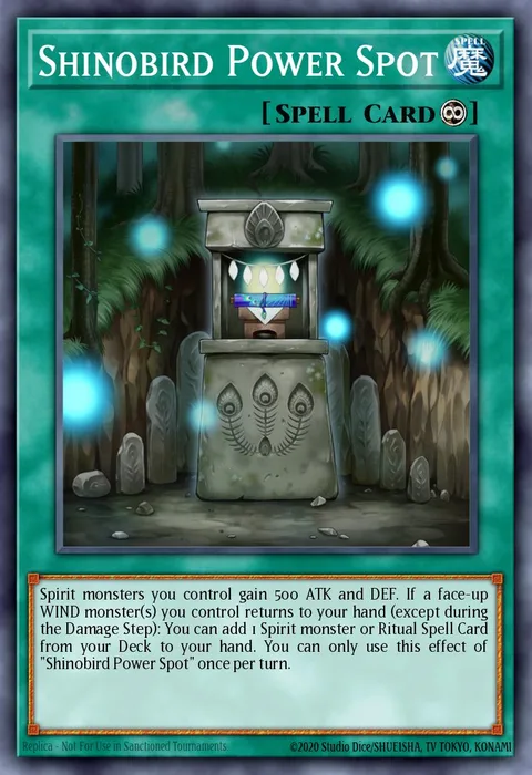 Shinobird Power Spot trading card