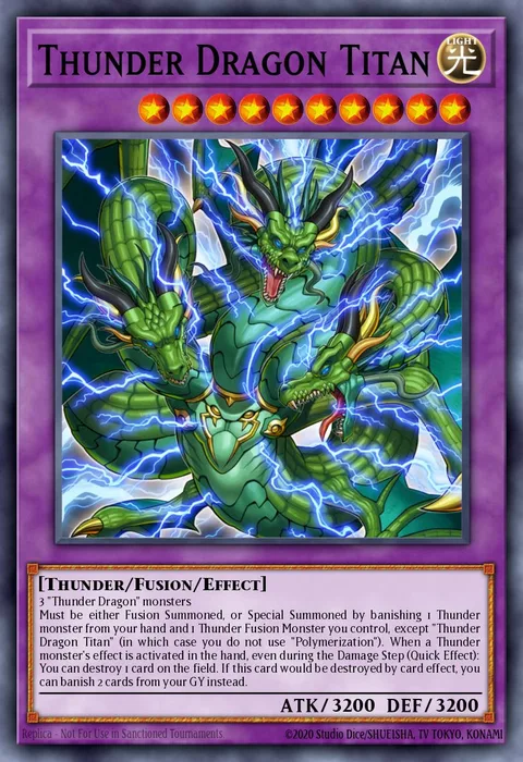 Thunder Dragon Titan trading card