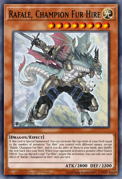 Rafale, Champion Fur Hire trading card