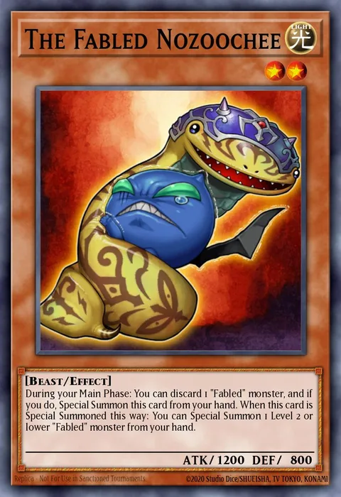 The Fabled Nozoochee trading card